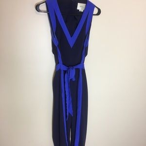 Anthropologie Elevenses Backless Jumpsuit